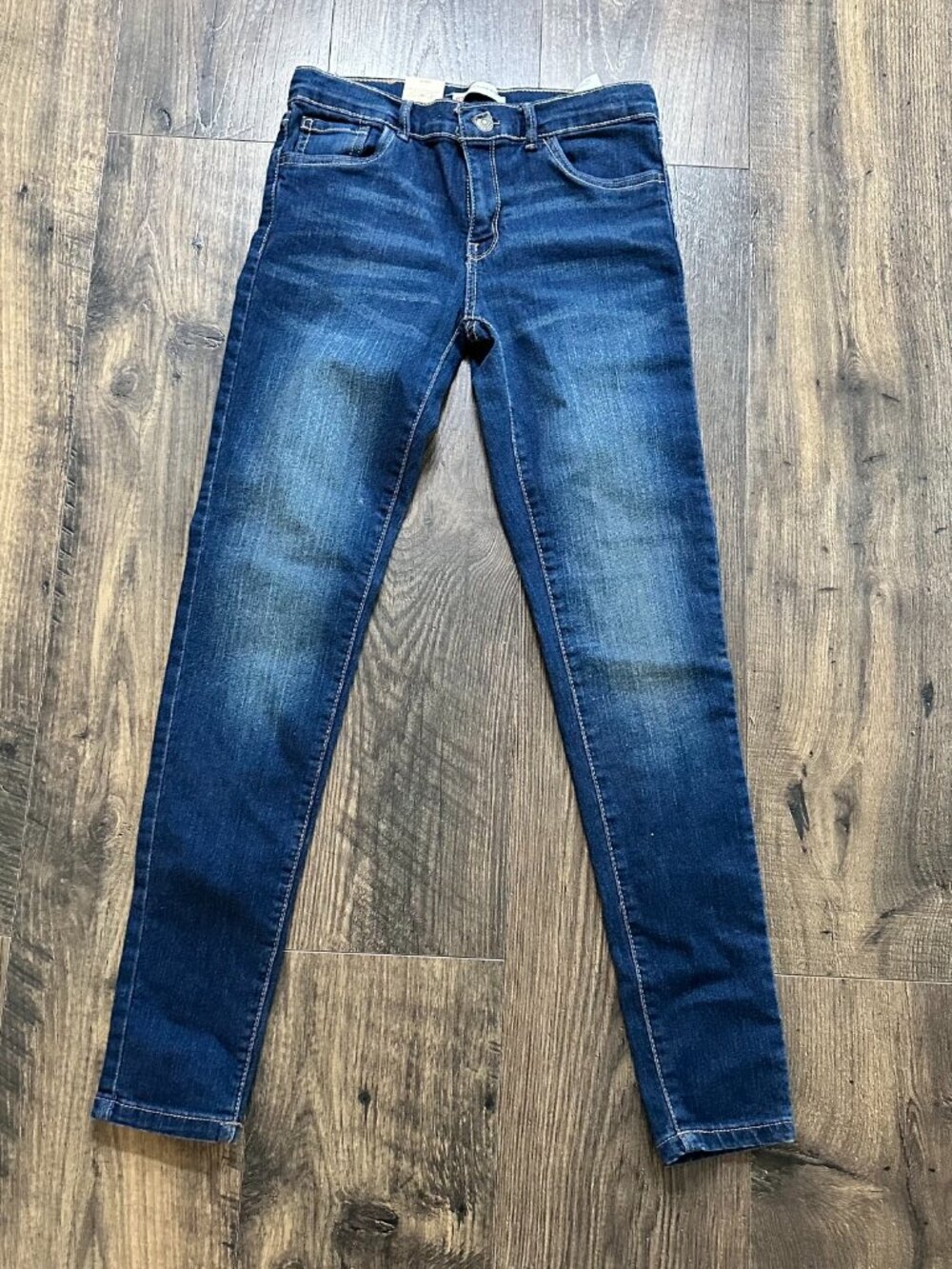 NWT Levi's Girl's 710 RED TAB Super Skinny Jeans adjustable waist, Size: 14 Reg